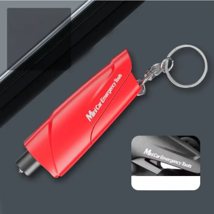 Marteau de sécurité automobile multifonctionnel portable pour briser les vitres en cas d'urgence
