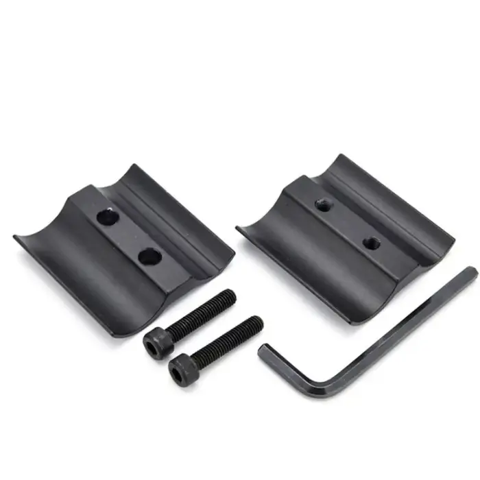 Support de serrage à Tube fixe noir pour lampe de poche télescope, support de pince universel pour I