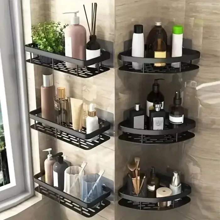 Étagère de rangement sans perçage : Installation facile