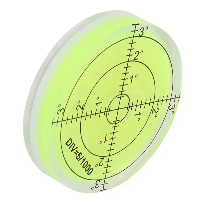 Bulle de petit niveau, outil de mesure de 60mm de diamètre