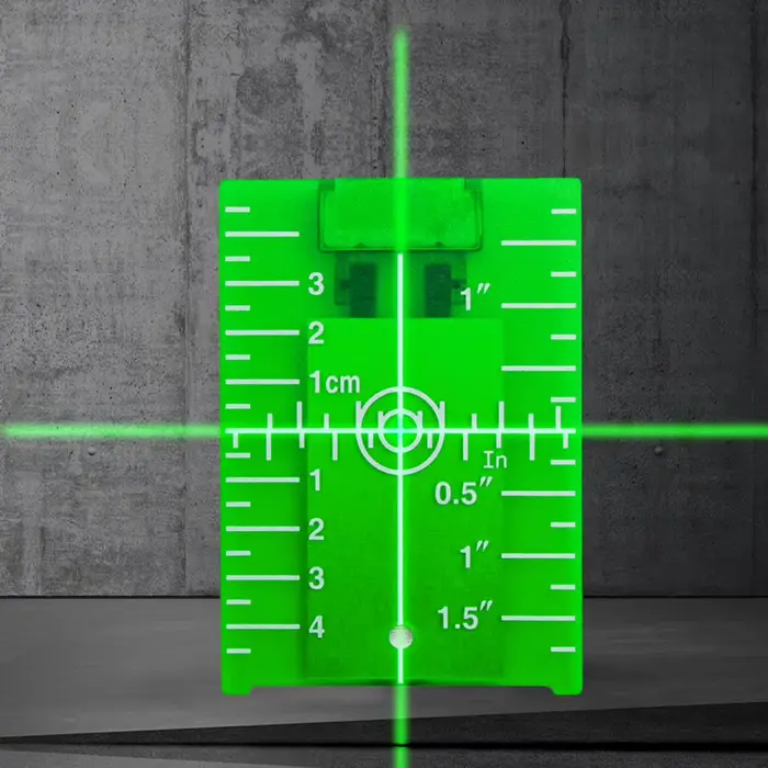 Plaque de cible laser 1-5 pièces pour niveau laser vert/rouge