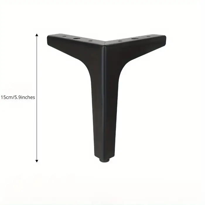 4 pièces 15cm pieds de Table basse en métal moderne pour meubles pieds de canapé lit chaise bureau c