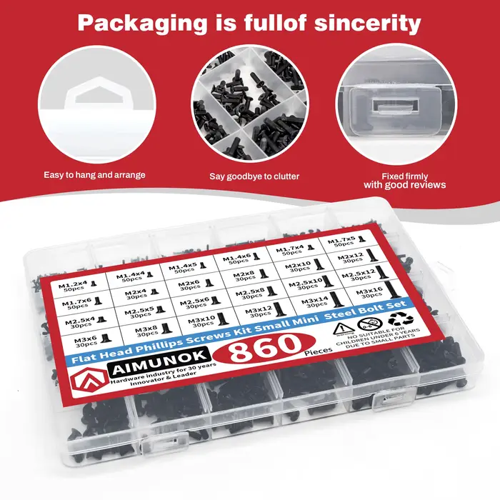 Kit d'assortiment de petites vis pour ordinateur