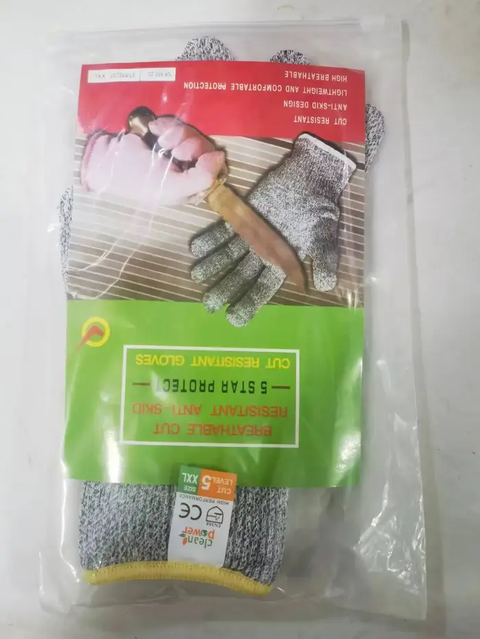 3 paires de gants résistants aux coupures de niveau 5