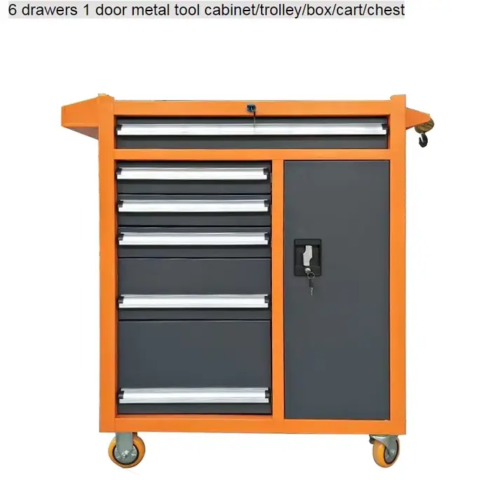 Chariot à outils d'atelier personnalisable, casier en acier, pour maison, Garage, réparation de voiture, armoire à tiroirs avec Support OEM