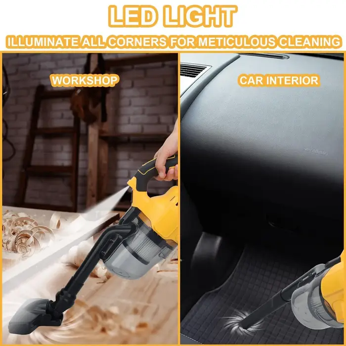 DeWalt-Aspirateur sans fil pour la construction industrielle et la maison sèche, outils électriques