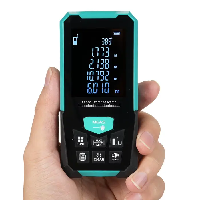 Télémètre laser professionnel 120m/393ft avec fonctions de mesure de volume
