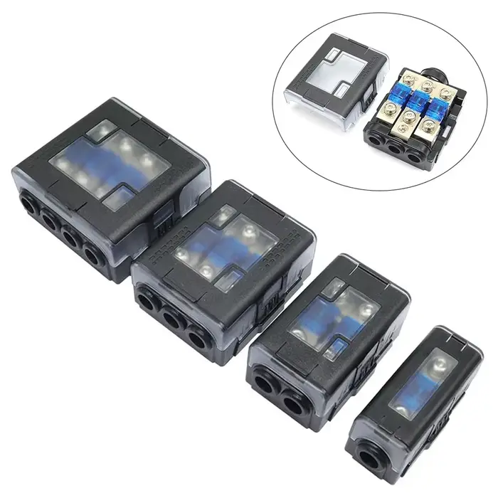 Boîtier de protection de fusible de haute qualité pour système audio de voiture avec capsule