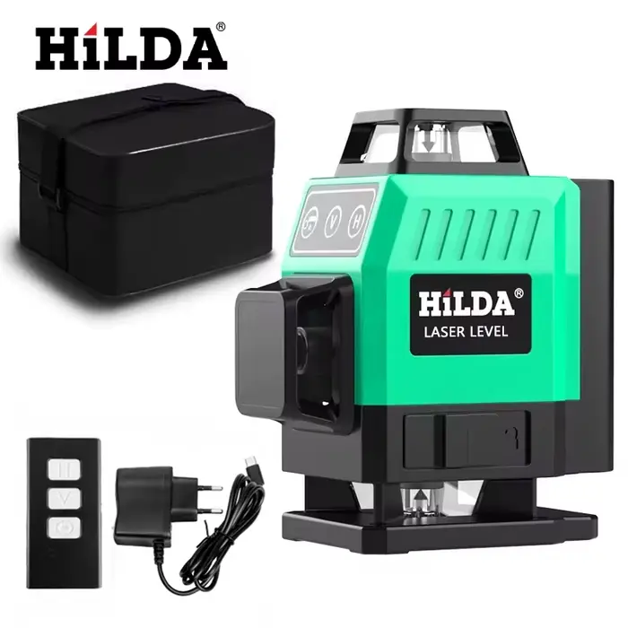 HILDA 16/12 lignes niveau laser ligne verte SelfLeveling 360 horizontal et vertical super puissant f