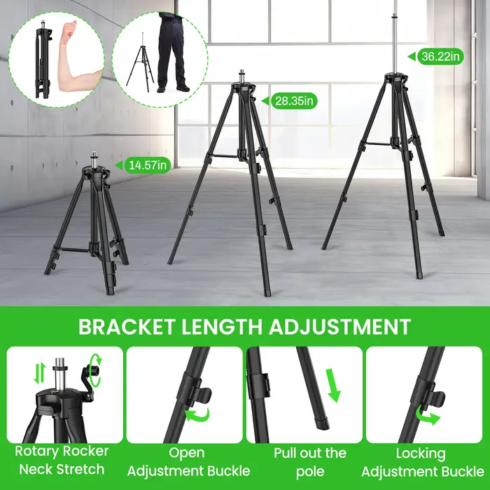 16 Lines 4D Laser Level green line SelfLeveling 360 Horizontal & Vertical power Laser level Professi