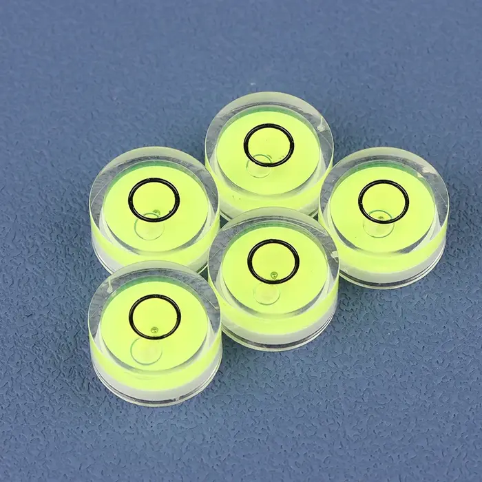 (BBQ4) 5 pièces Mini niveau à bulle rond de précision
