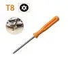 Tournevis Torx T8, ouverture de sécurité