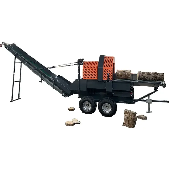 Séparateur de bois manuel de 15 tonnes, comprenant un processeur de bois de chauffage de 50cm d'asce