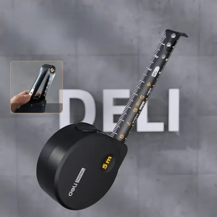 Deli-Ruban à mesurer numérique multifonctionnel en acier à haute teneur en carbone
