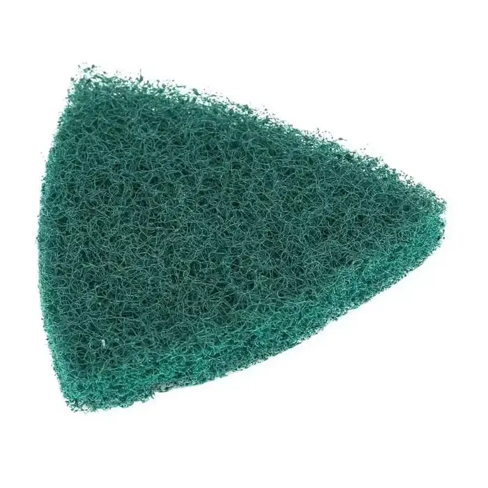 Lot de 5 tampons triangulaires auto-adhésifs en nylon de 13 mm pour polissage et ponçage, accessoire