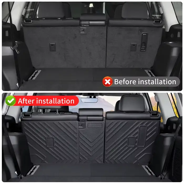 For 2010-2023 Toyota Land Cruiser Prado 150 Sept sièges Dédié Deuxième rangée Coussin de siège arrière LC250 FJ250 Série Intérieur Mis à niveau Accessoires Modification Tuning 2022 2021 2020 2019 2018