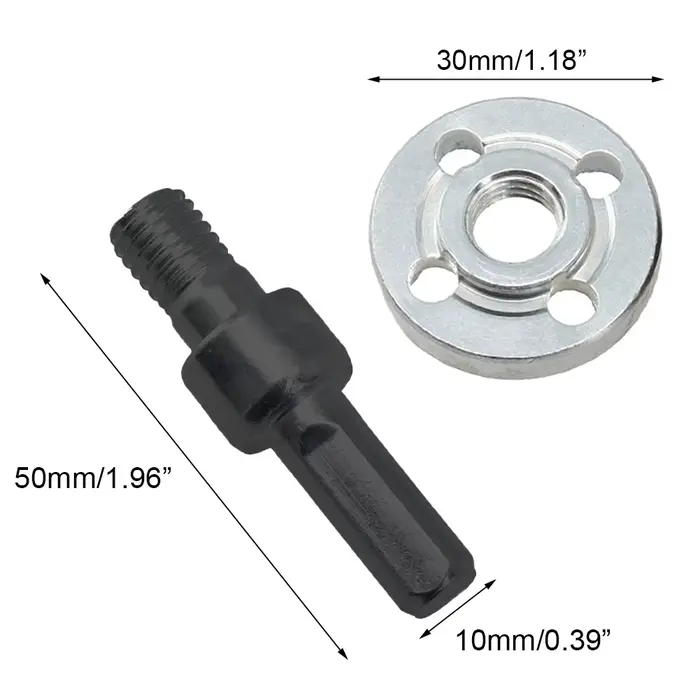 Perceuse électrique de 10mm pour meuleuse d'angle, ensemble de convertisseur de bielle, adaptateur d