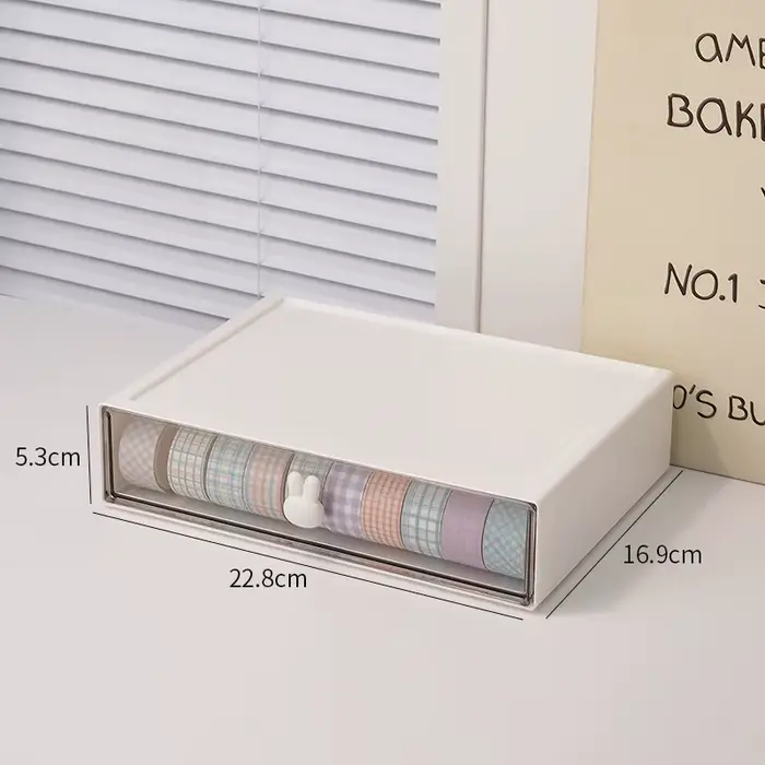 MEL-style-Boîte de rangement de bureau, porte-stylo MELEvaluT1, cahier de papeterie, accessoires pou