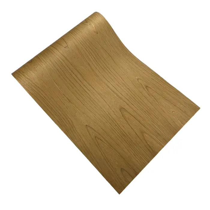 Placage en bois de teck, cerise, chêne blanc, noyer noir, pour panneaux d'armoire, amélioration de l