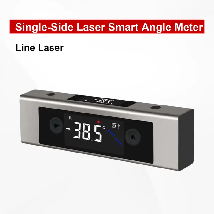 Niveau Numérique Multifonction avec Laser Infrarouge Inclinomètre Intelligent Double Axe Écran LCD P