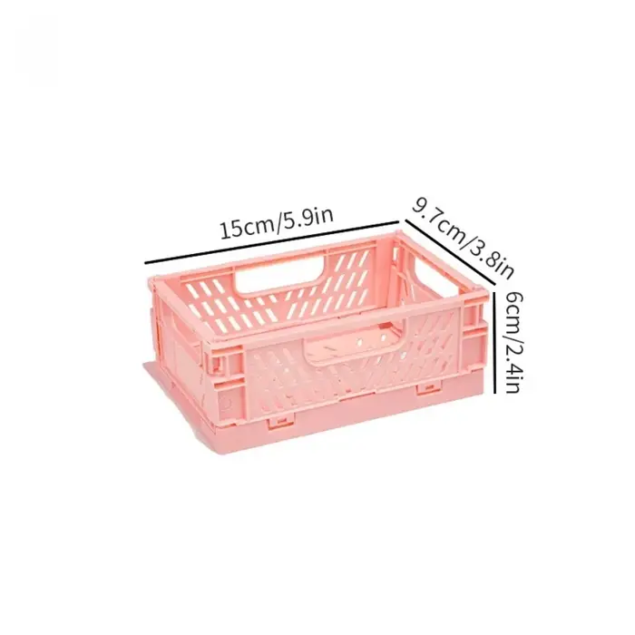 Caisse de rangement pliable en plastique