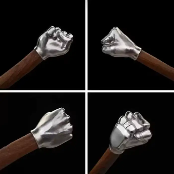 Marteau de poing, marteau d'ornement artisanal avec manche en bois