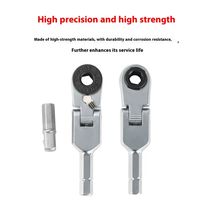 Clé dynamométrique à douille, outils manuels, tournevis de 6.35mm, clé à cliquet hexagonale en acier inoxydable, outils manuels mécaniques robustes