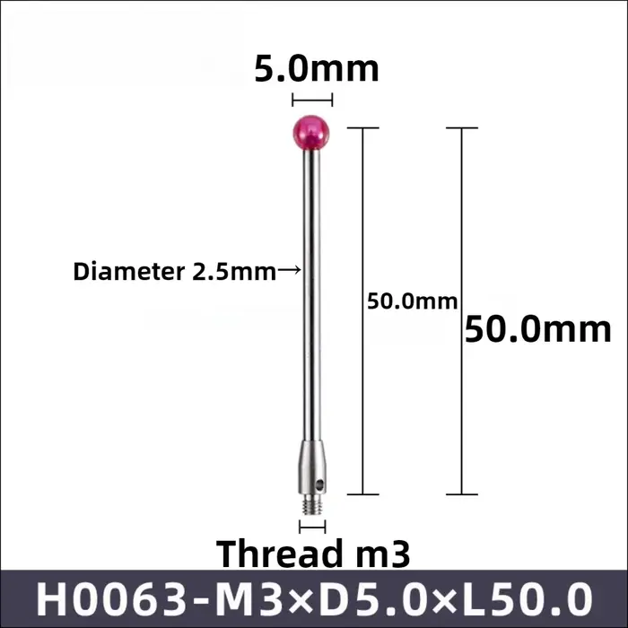 1 pièce : Tête de mesure tridimensionnelle M3