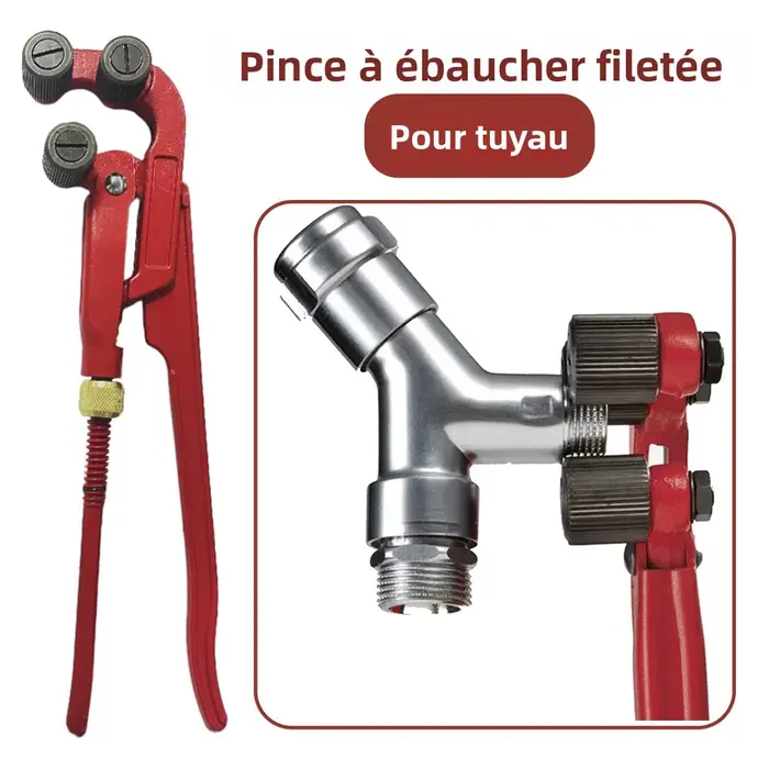 Clé à tuyaux à filetage grossier pour tuyaux de 3/8” à 2”