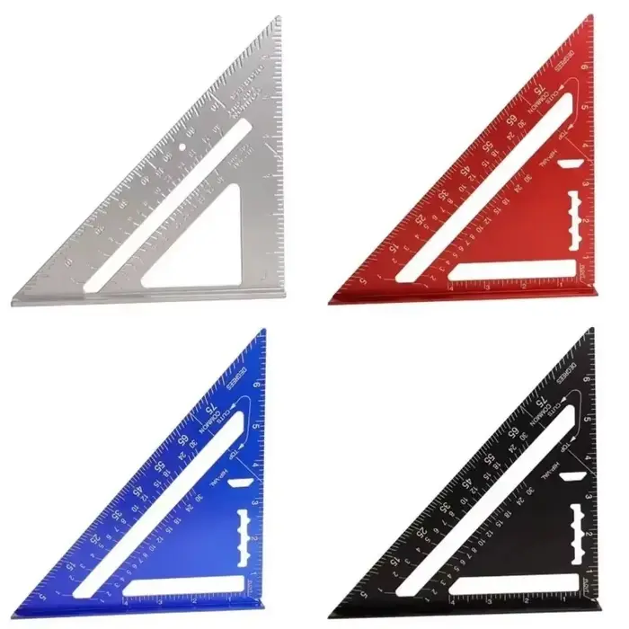 Règle d'angle métrique en pouces