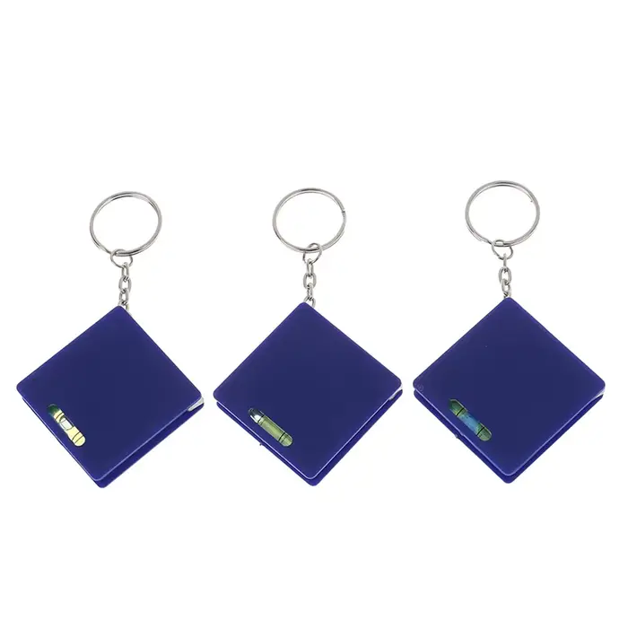 Mini Mètre Ruban Porte-clés avec Bulle Horizontale