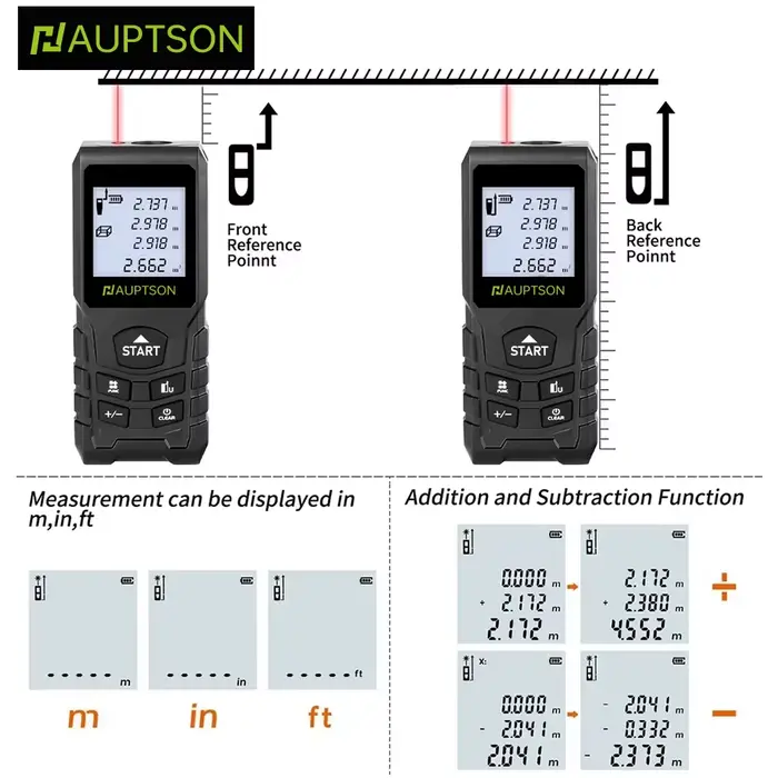 HAUPTSON 70/100M télémètre Laser télémètre télémètre Laser bande télémètre bâtiment