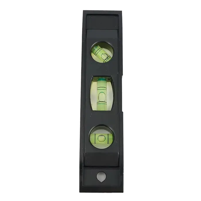 Niveau à bulle horizontal 3 bulles, magnétique, coque ABS, mini, portable, outil de mesure, niveleur
