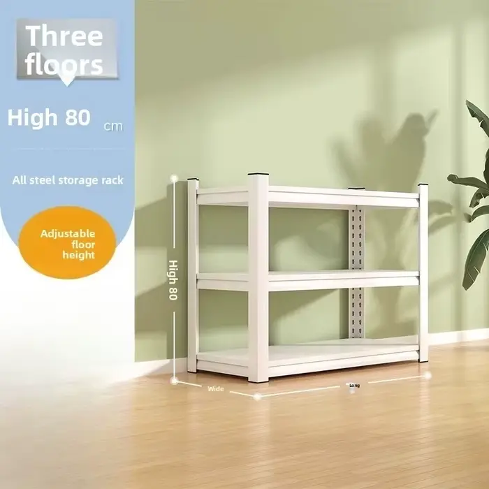 Étagère de rangement multi-niveaux en acier