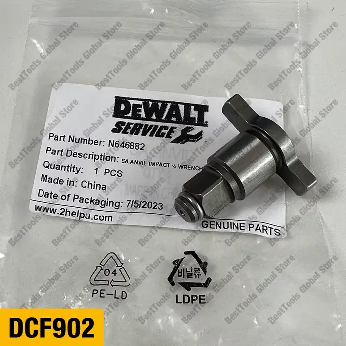 Clé à chocs enclume 3/8 pour DEWALT N 646882   DCF902 DCF902D2K