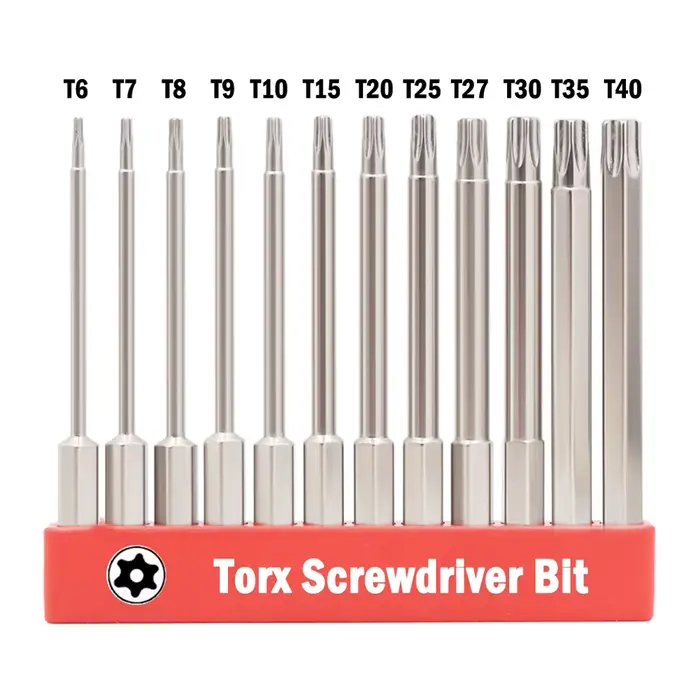 Jeu d'embouts de tournevis magnétiques Torx