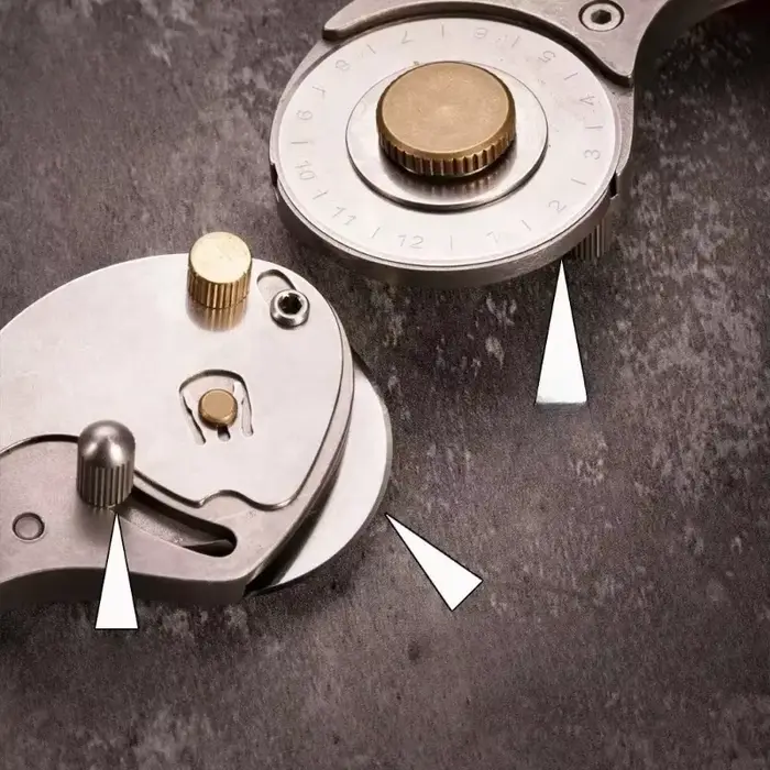 Outil de découpe de cuir à rouleau entièrement métallique