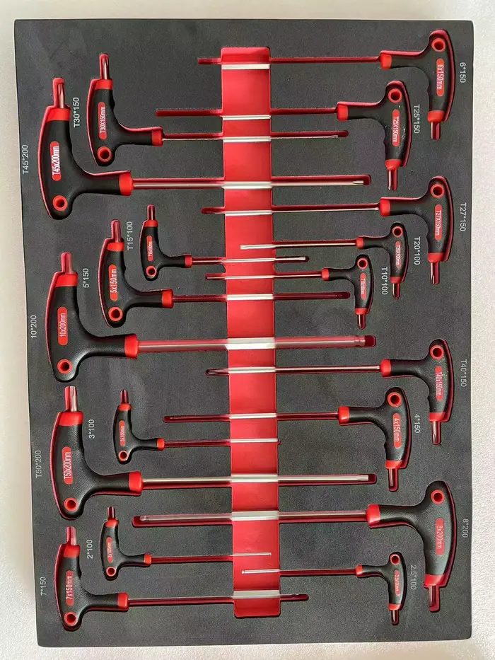 258 pièces ensemble d'outils mécaniques coffre armoire à outils boîte