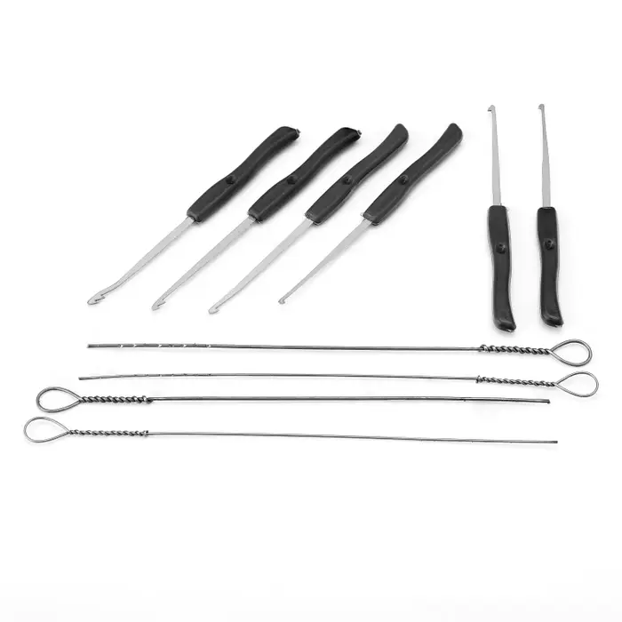 Kit de crochetage de serrures pour serrurier automobile, extracteur de clés, outils manuels pour l'extraction de clés cassées, pour serrures de portières de voiture, erreur de demande