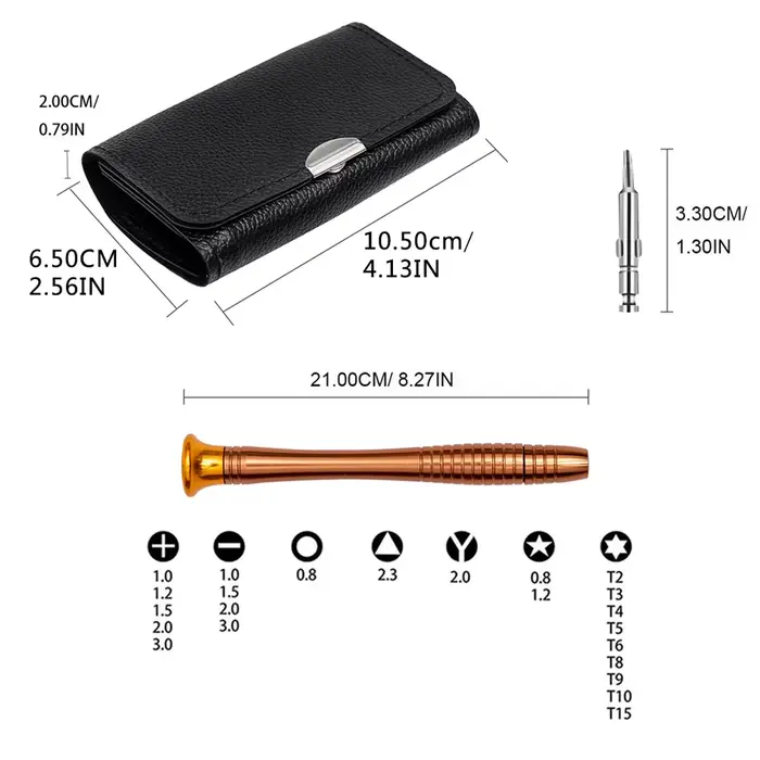 Jeu de tournevis Torx 25 en 1