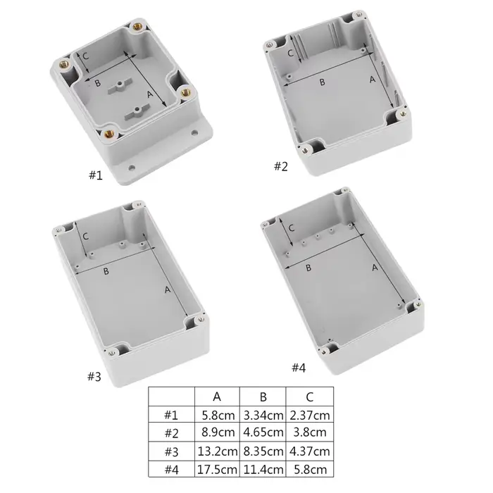 Boîte de projet électrique ABS étanche