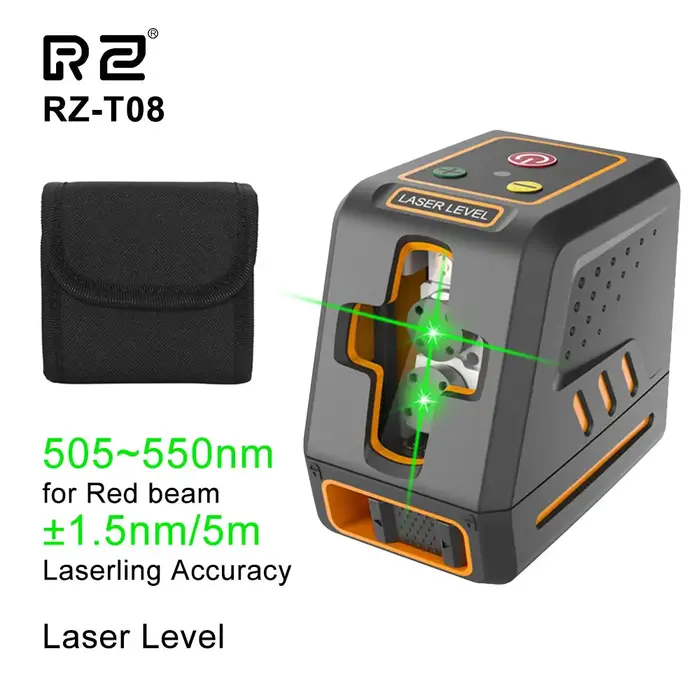 Niveau laser vert à lignes croisées RZ