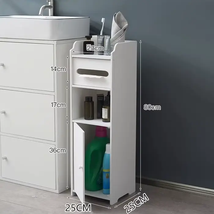 Armoire de rangement étanche pour espace de salle de bain