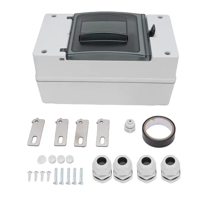 Boîte de disjoncteur cc IP66, boîte de jonction de Distribution extérieure en plastique étanche à la