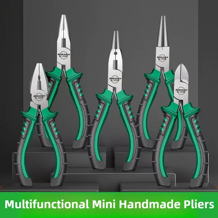 Mini pince multifonctionnelle de 5 pouces, pince à fil spécial pour électricien, pince à nez pointu,
