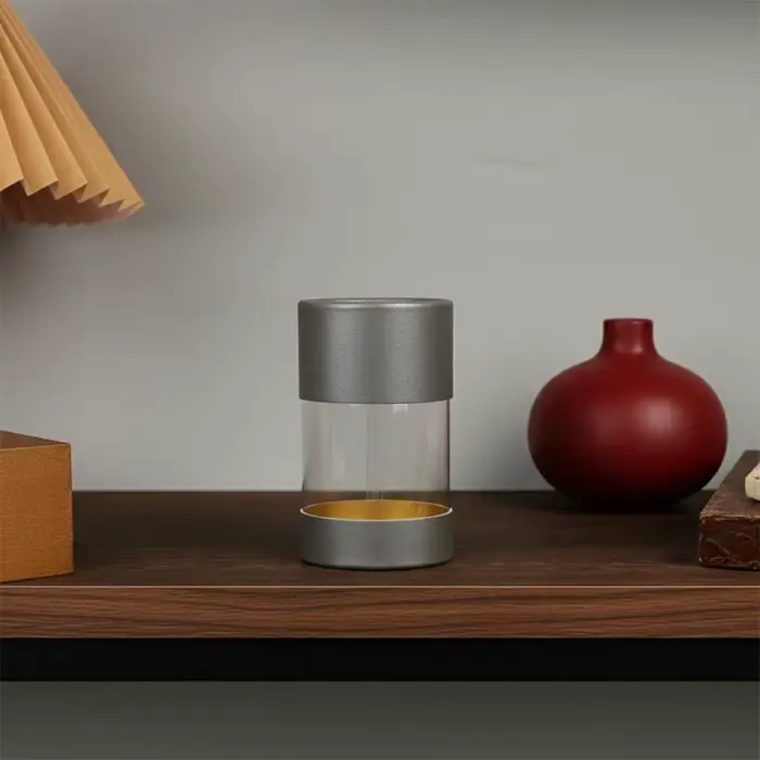 Boîte cylindrique artisanale pour le bricolage