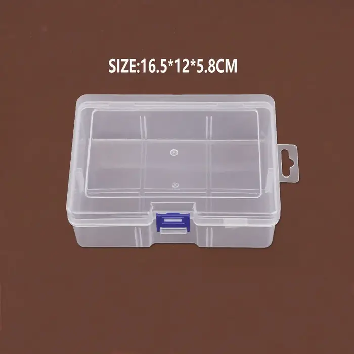 Boîte de conteneurs de stockage en plastique avec couvercle