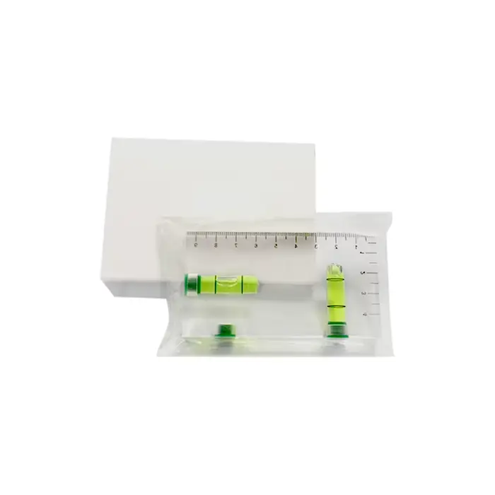 Niveau magnétique bidirectionnel transparent de haute précision bulle Mini
