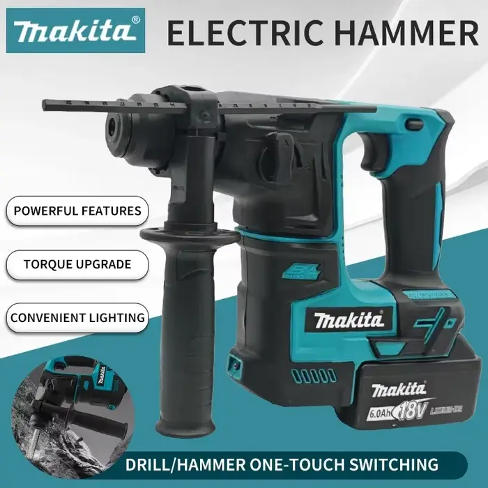 Marteau électrique sans fil Makita Original HR140D
