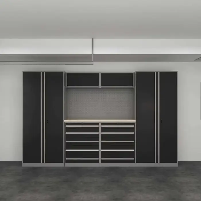 Armoires à outils en métal de qualité supérieure avec tiroirs, armoires de rangement à Double porte,